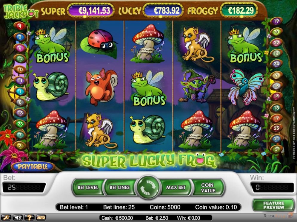 Онлайн автомат «Super Lucky Frog» — для любителей азартных игр в LEON casino